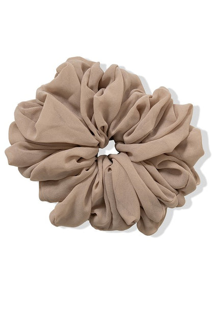 Oversized Chiffon Hair Scrunchie