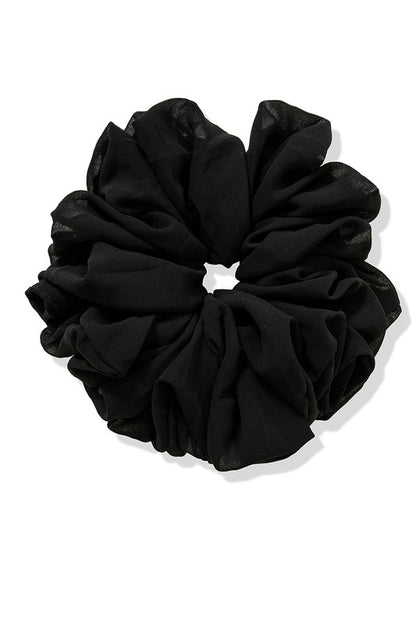 Oversized Chiffon Hair Scrunchie