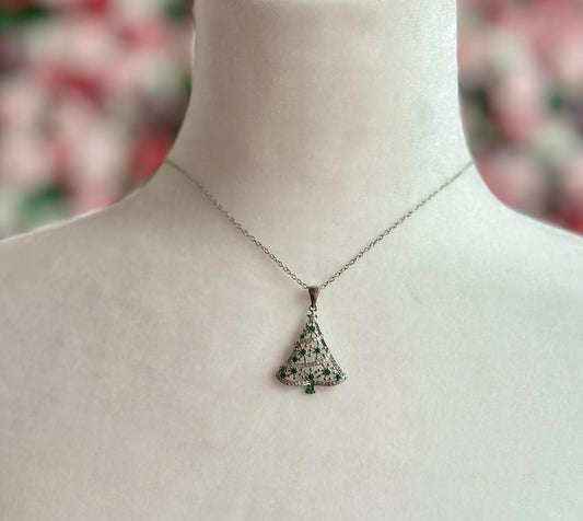 Christmas Tree Necklace