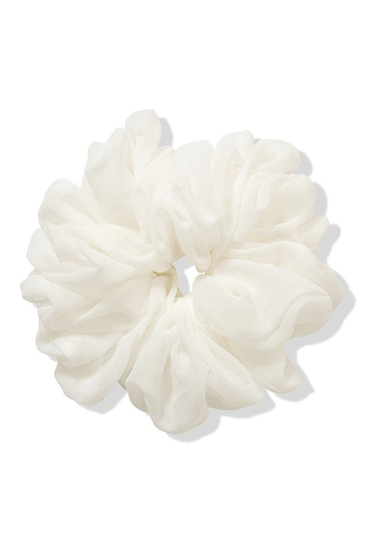 Oversized Chiffon Hair Scrunchie