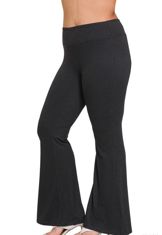 Plus Buttery Soft Flare Leg High Waist Yoga Pants