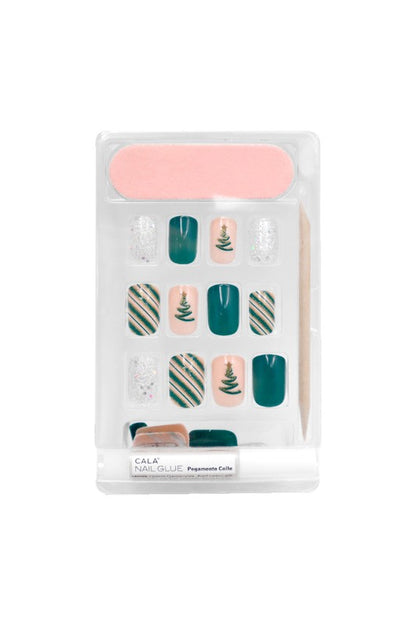 CALA Posh Dreams X-Mas TREE Press on Nails