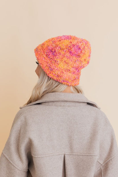 Fuzzy Chenille Beanie