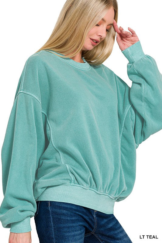 Fleece Pigment DYE Pullover