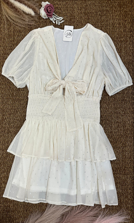 Tiered Dress with Smocked Waist